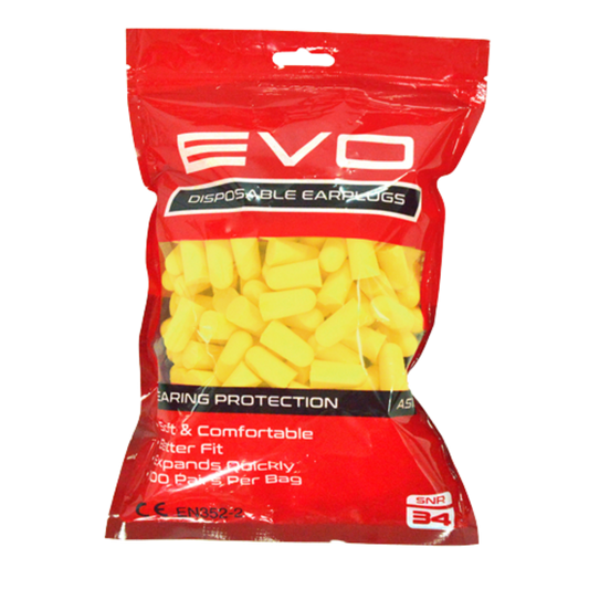 EVO - A510 Disposable Earplug Refill Pack (100 prs/bag)