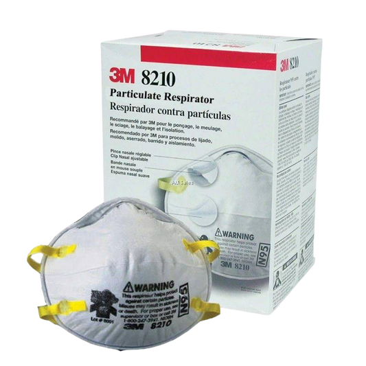 3M - 8210 N95 Disposable Particulate Respirator Masks (20 pcs/box)