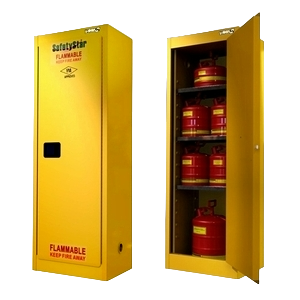 SAFETYSTAR - FM1D22G Flammable Safety Cabinet 22 GAL, 1 Door 3 Shelves