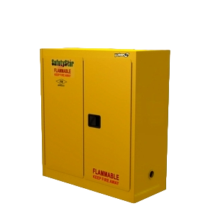 SAFETYSTAR - FM1D30G Flammable Safety Cabinet 30 GAL, 2 Doors 2 Shelves