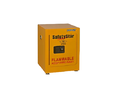 SAFETYSTAR - FM1D4G Flammable Safety Cabinet 4 GAL, 1 Door 1 Shelf